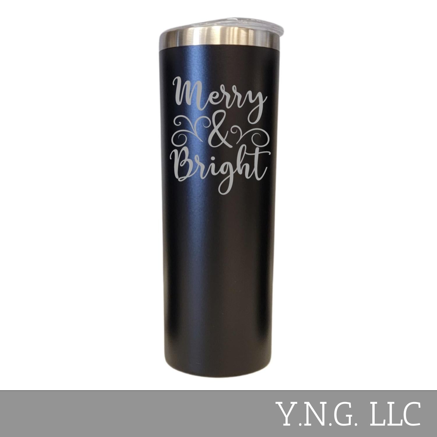 20oz Skinny Tumbler - Black