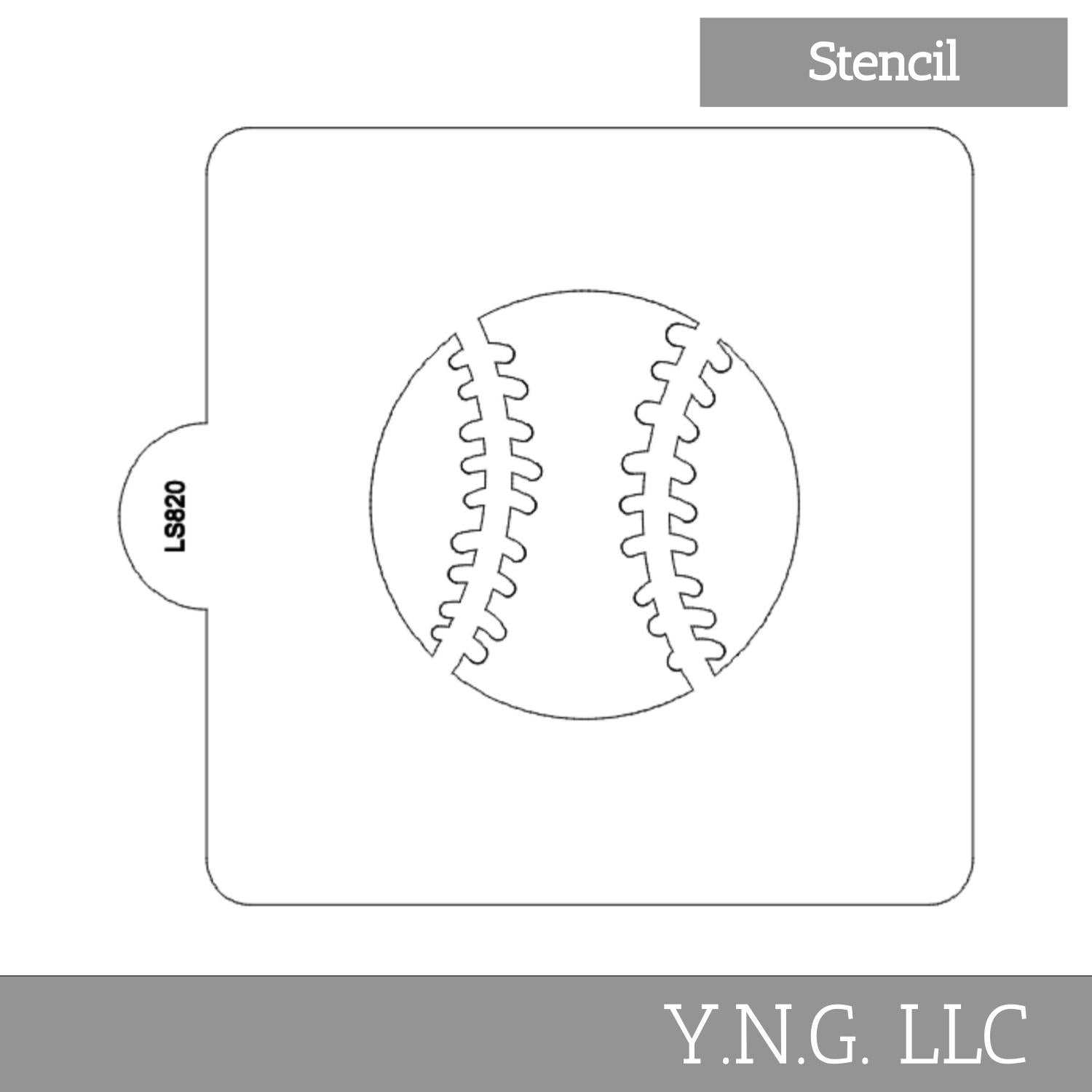 Printable Baseball Stencil Baseball Stencil | Etsy