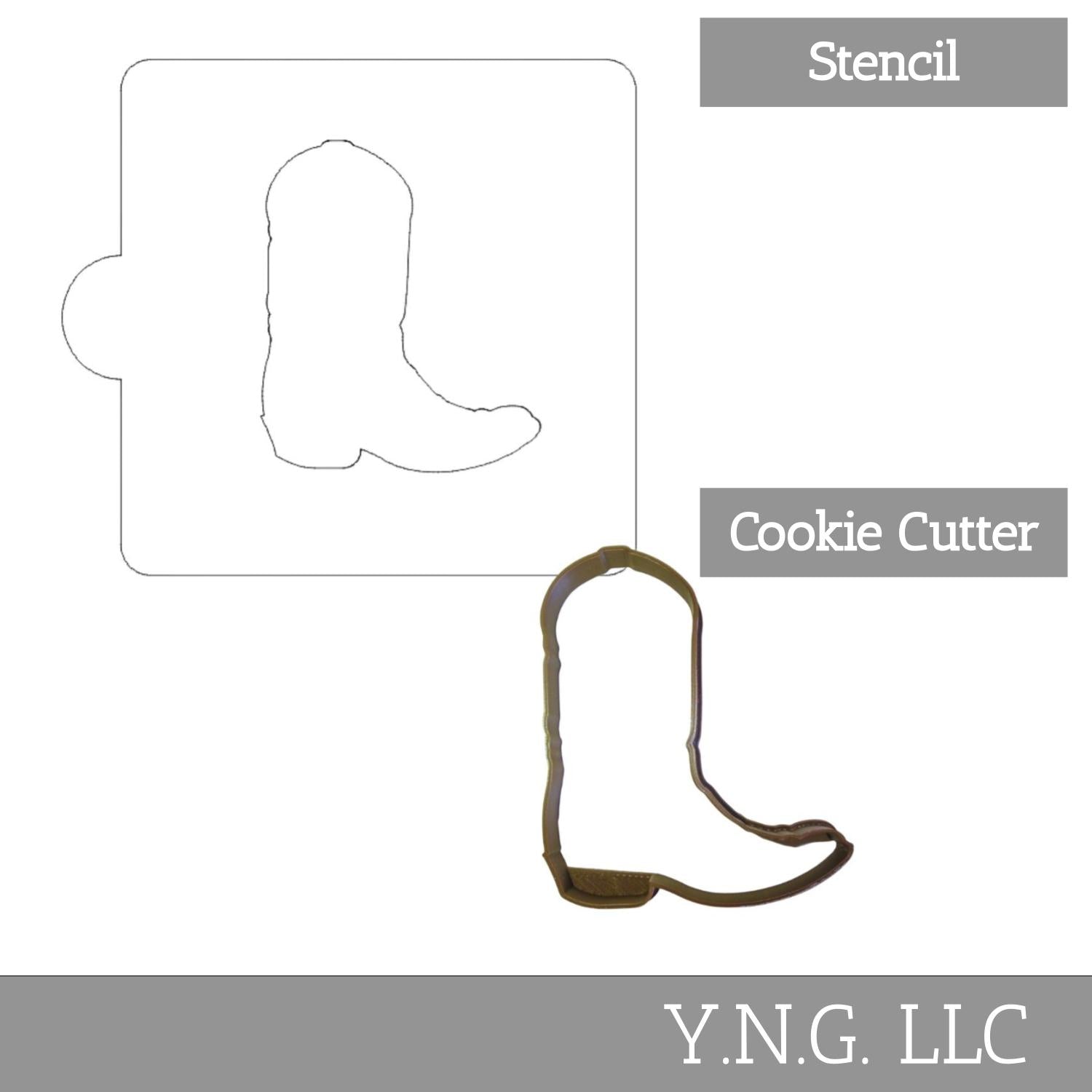 cowboy-boot-outline-stencil-and-cookie-cutter-set-usa-made-lsc893-y-n-g-llc for Free Printable Cowboy Boot Template Cowboy Boot Outline Stencil And Cookie Cutter Set USA Made LSC893 – Y.N.G. LLC for Free Printable Cowboy Boot Template