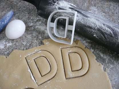 Letter D Initial Alphabet Letters Cookie Cutter Baking Tool USA PR107D