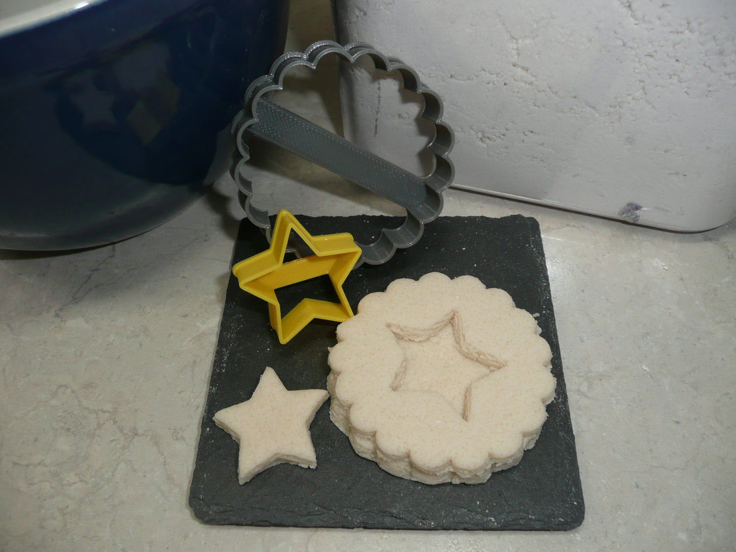Star Linzer Jam Filled Cookies Set Of 2 Cookie Cutters USA PR1862