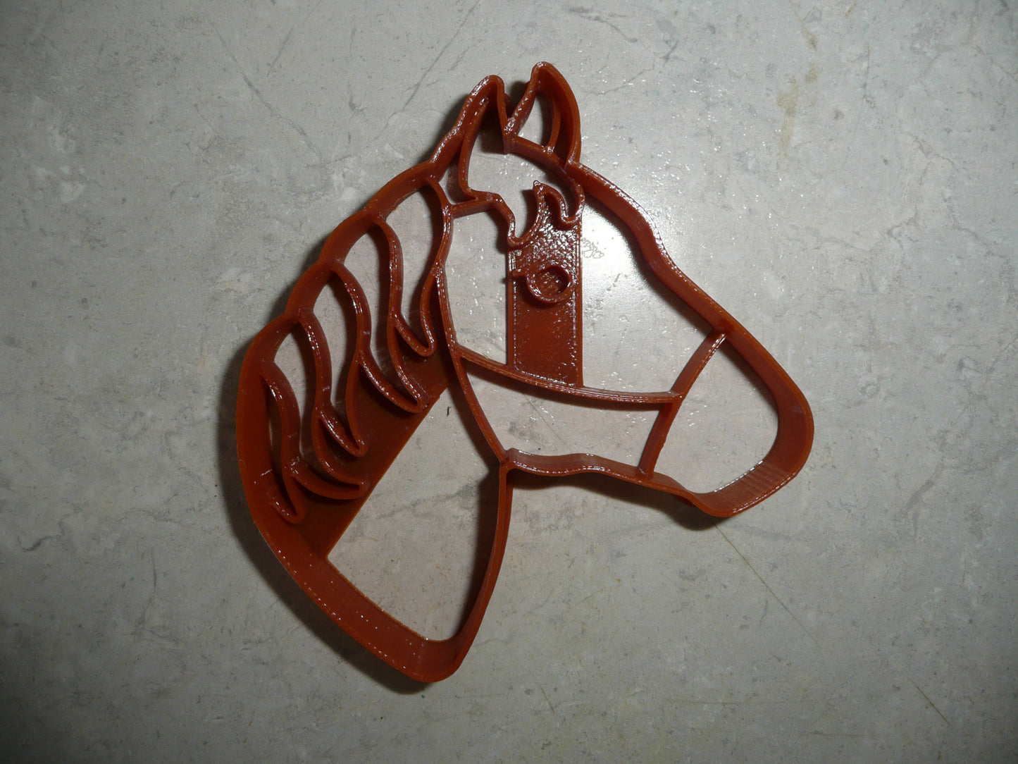 Horse Head Face Side View Detailed Cookie Cutter Made In USA PR5036