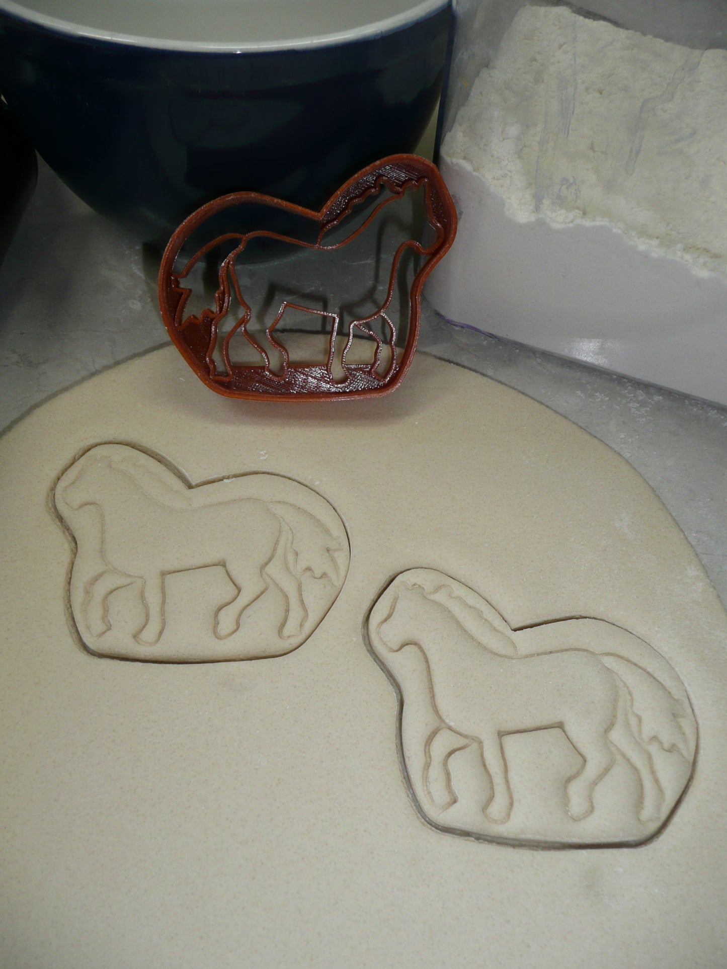 Horse Full Body Side View Detailed Cookie Cutter Made In USA PR5037