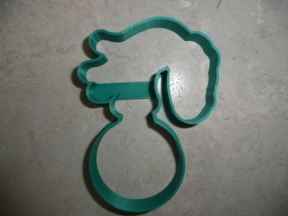6x Grinch Hand Ornament Fondant Cutter Cupcake Topper 1.75 IN USA FD5115