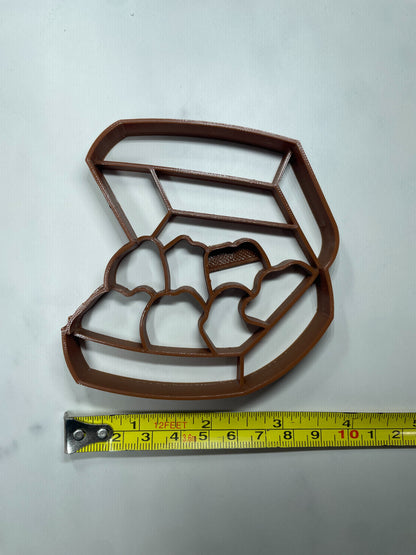 Chicken Nuggets Fast Food Box Container Cookie Cutter USA Made PR5191