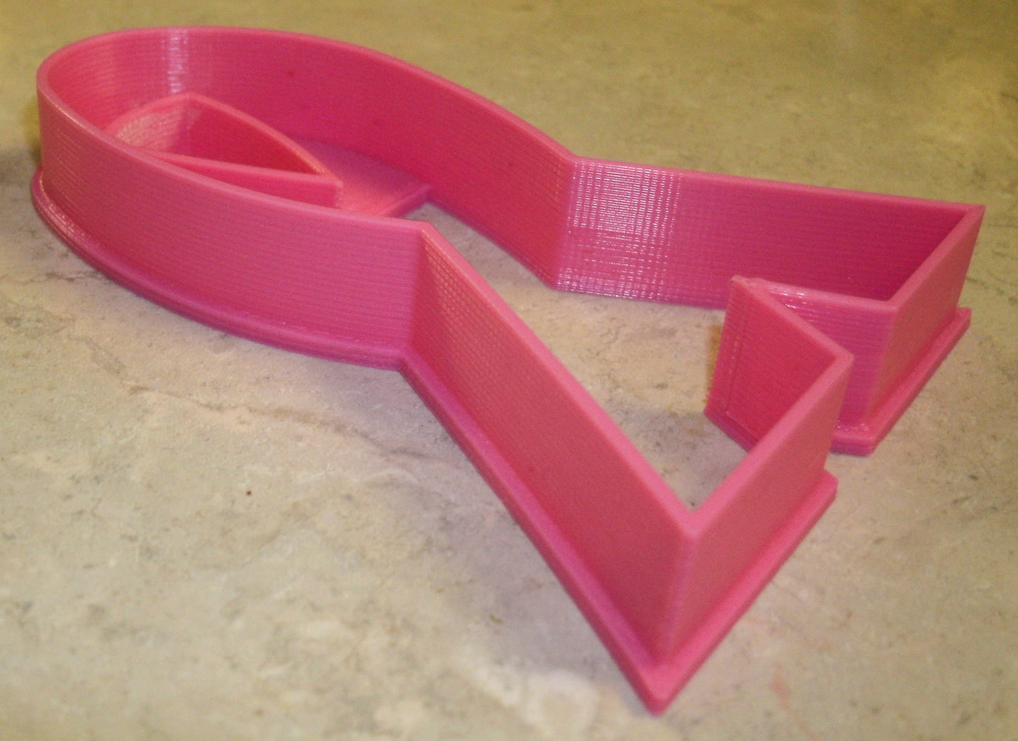 Ribbon Cancer Awareness Cookie Cutter Made In USA PR316
