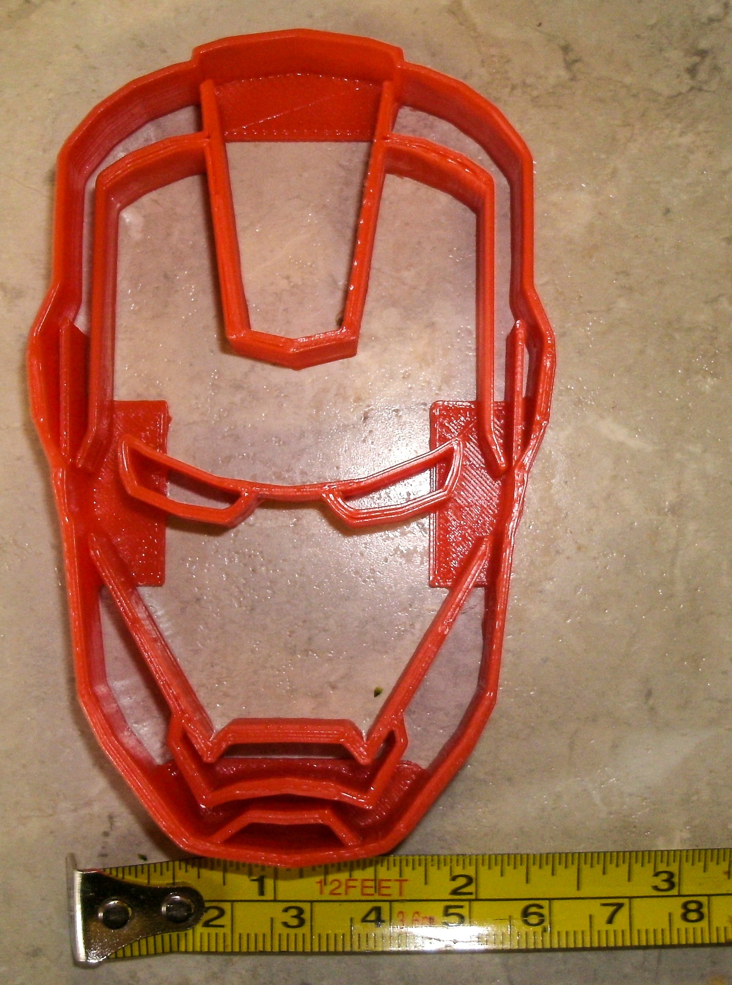 Iron Man Superhero Face Helmet Marvel Character Cookie Cutter Made in USA PR467