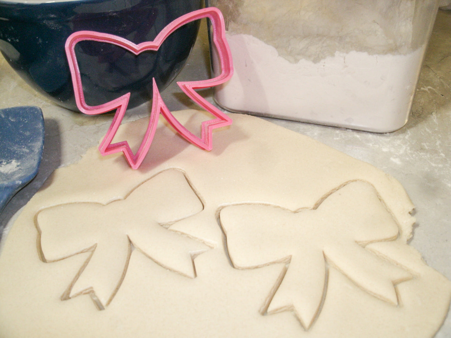 Girls Bow Baby Shower Gender Reveal Party Cookie Cutter Made In USA PR306