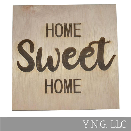 Home Sweet Home Wood Sign Wooden Hanging Decor Made in USA LA152-WL