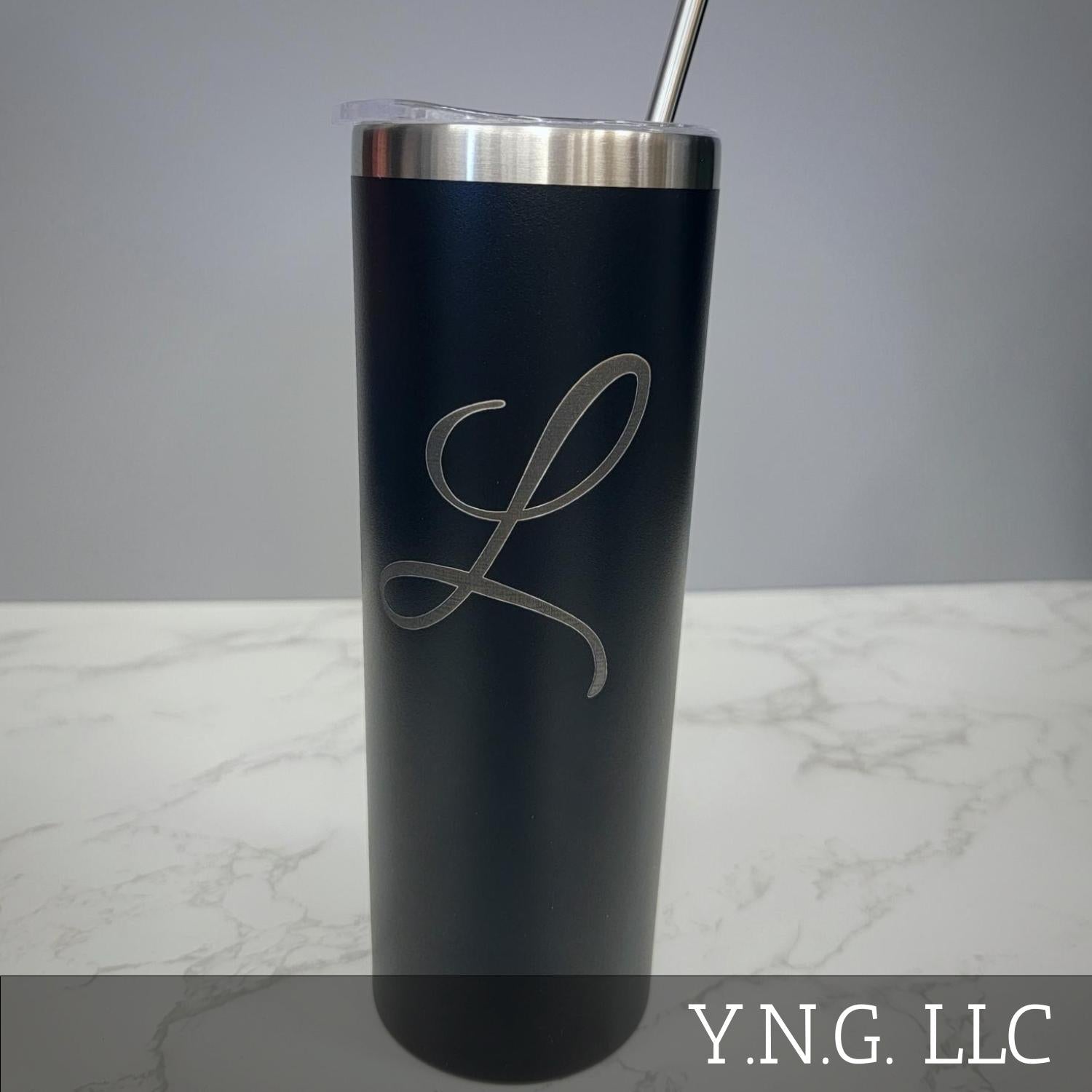 One 20oz Slim Tumbler with Personalized Image