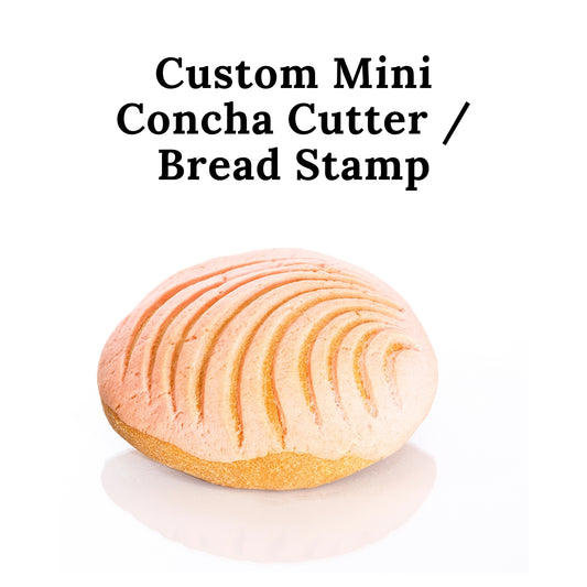 Custom Designed Mini Size Concha Cutter Bread Stamp - Made in USA PR4957