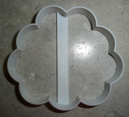 6x Puffy Cloud Or Peony Carnation Fondant Cutter Cupcake Topper 1.75 Inch FD3119