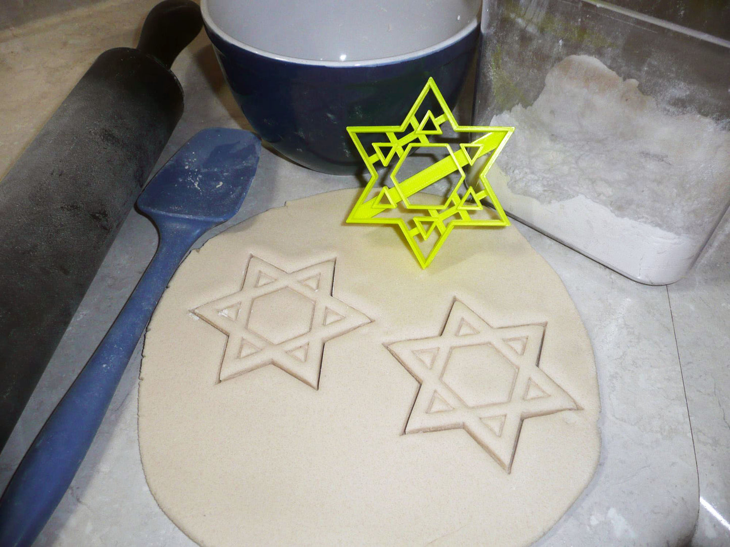Star Of David Hebrew Shield Jewish Symbol Judaism Cookie Cutter USA PR3286