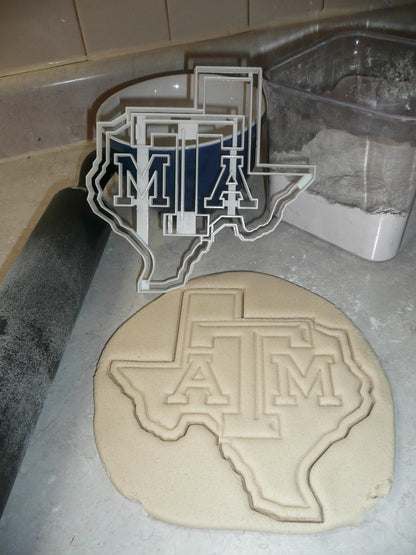 Texas ATM University A&M Aggies 7.5 Inch Pie Top Topper Cutter USA PR3319