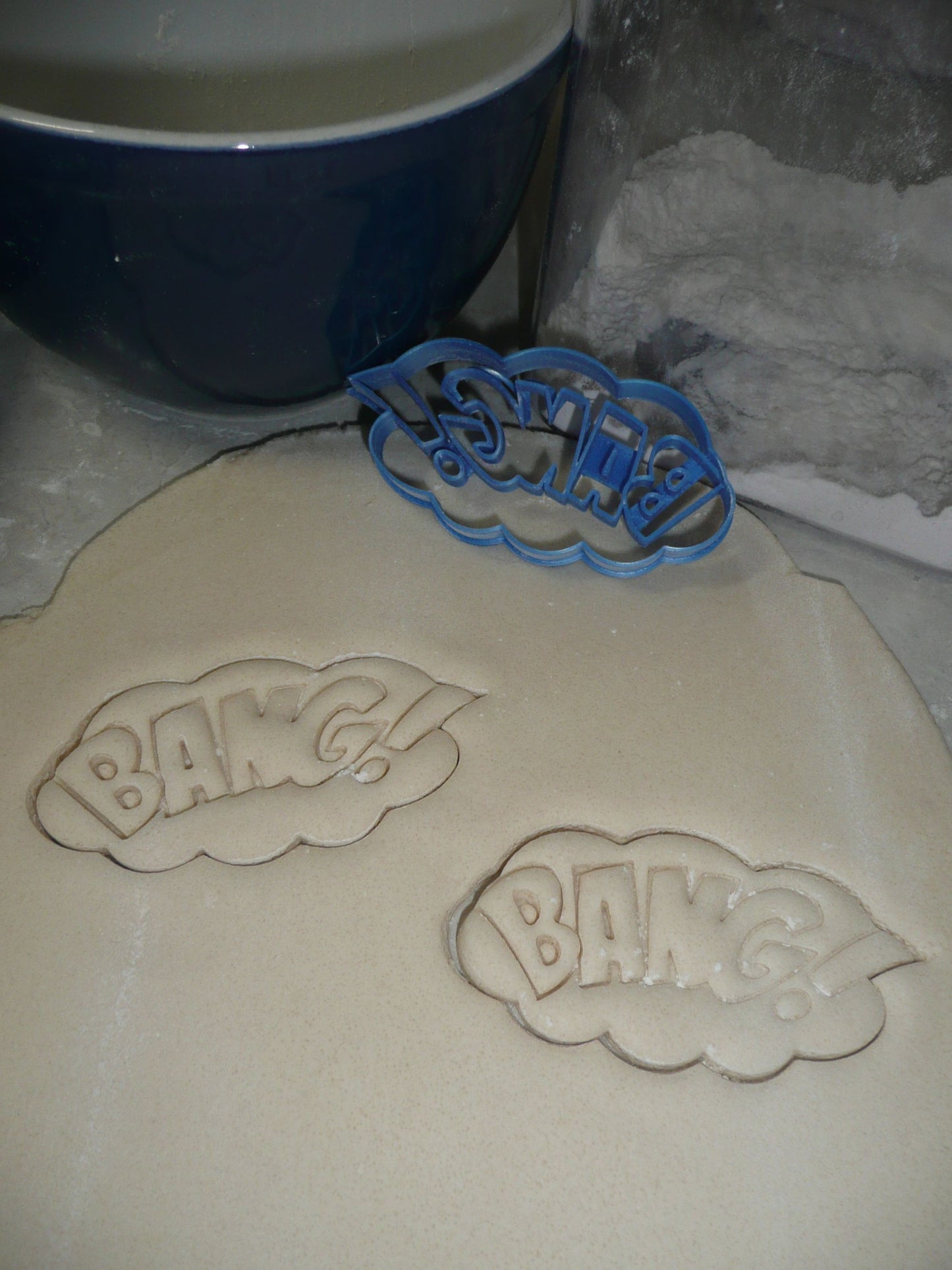 Bang Sign Quote Superhero Comic Book Movie Cookie Cutter Made in USA PR3198