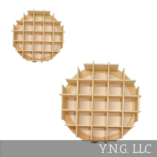 Waffle Pattern Set Of 2 Sizes Concha Cutters Bread Stamps Made in USA PR1779