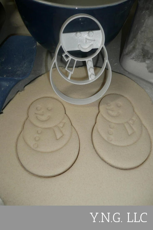 Snowman Detailed Winter Wonderland Cookie Cutter USA PR2181