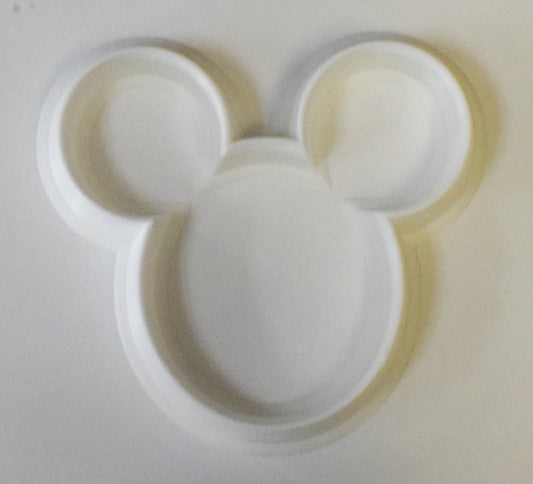6x Mickey Mouse Head Fondant Cutter Cupcake Topper Size 1.75" USA FD307