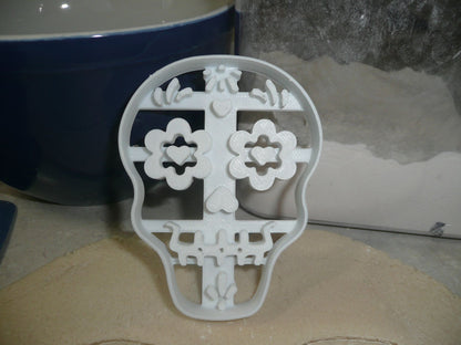 Sugar Skull Detailed Day Of The Dead Celebration Cookie Cutter USA PR3618