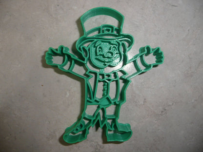 Leprechaun 4 Smiling Open Arms St Patricks Day Cookie Cutter Made in USA PR4179