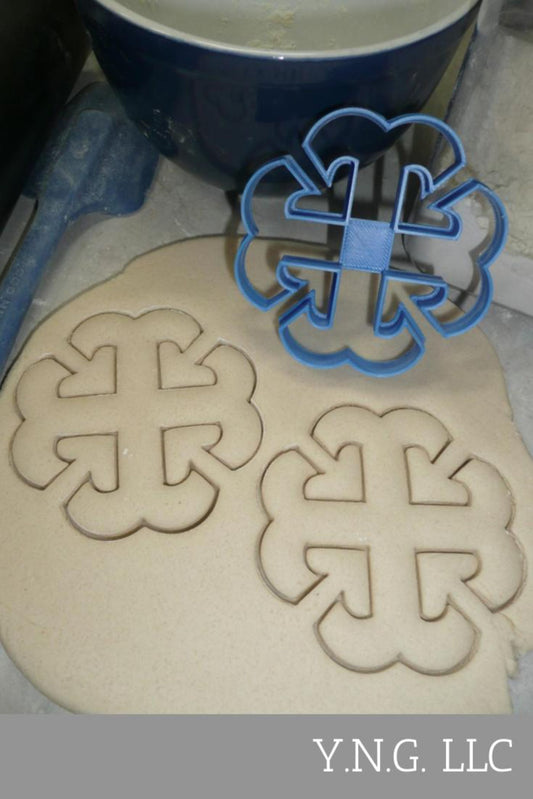 French Cross Outline 3.5 Inch Sacred Religious Symbol Cookie Cutter USA PR4242
