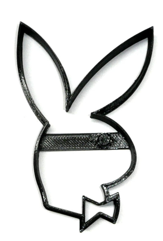 6x Playboy Bunny Fondant Cutter Cupcake Topper 1.75" USA FD4295