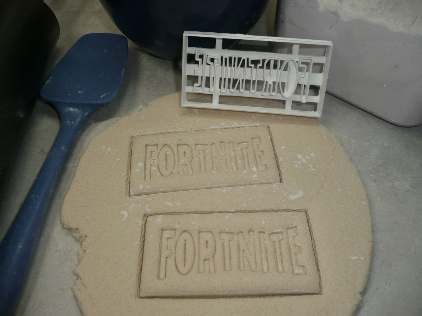 Fortnite Word Letters Imprint Video Computer Game Cookie Cutter USA PR4296