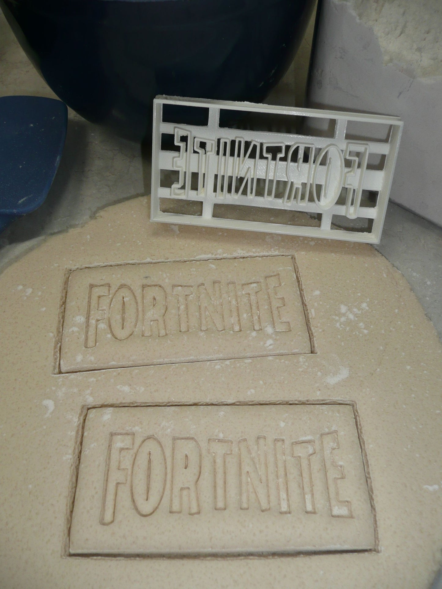 Fortnite Word Letters Imprint Video Computer Game Cookie Cutter USA PR4296