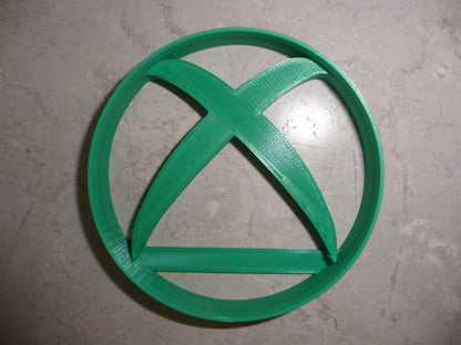 Xbox Gamer Gaming Video Game Symbol Cookie Cutter Made in USA PR4410