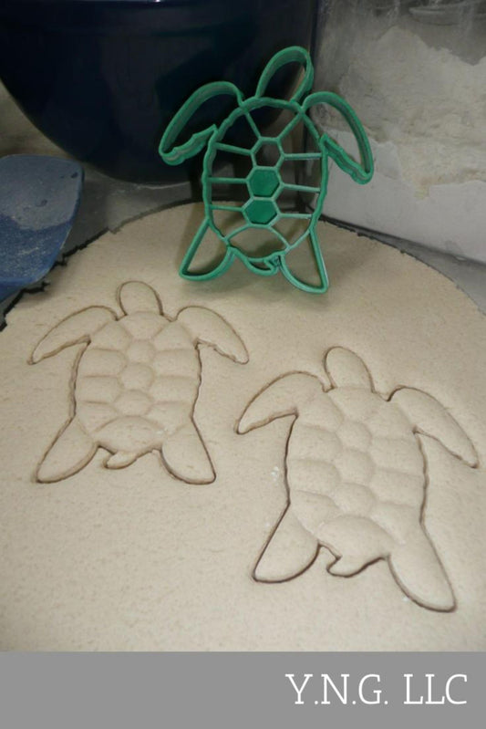 Sea Turtle Detailed Ocean Marine Water Reptile Cookie Cutter USA PR4458