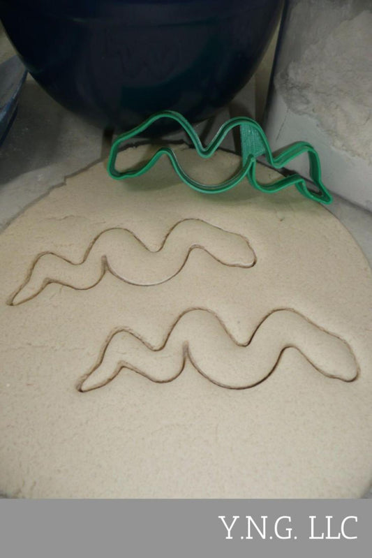 Snake Outline Serpent Reptile Cookie Cutter Made in USA PR4459