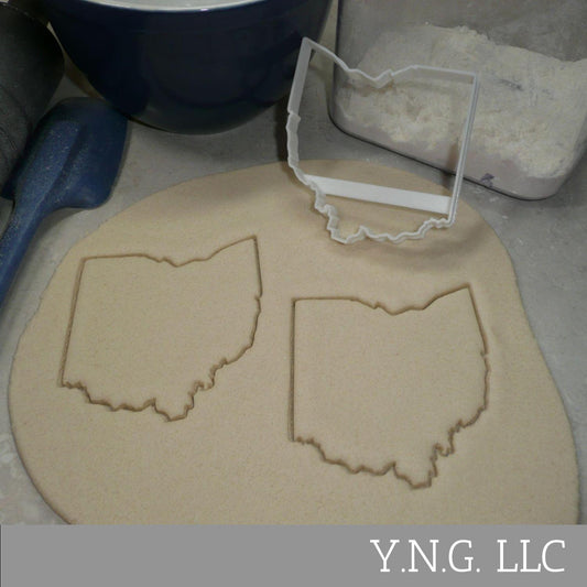 Ohio State Outline Buckeye Cookie Cutter Made In USA PR4706