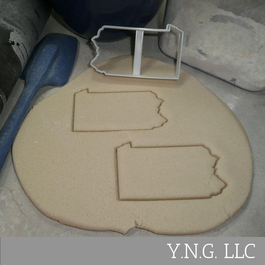 Pennsylvania State Outline Keystone Cookie Cutter Made In USA PR4709