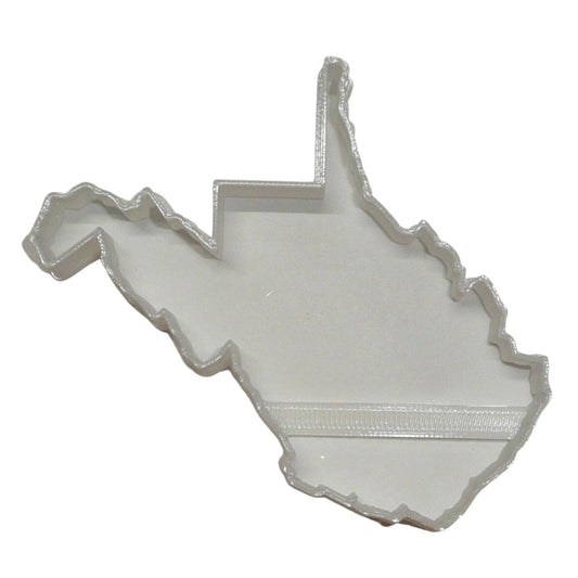 6x West Virginia State Fondant Cutter Cupcake Topper 1.75 IN USA FD4717