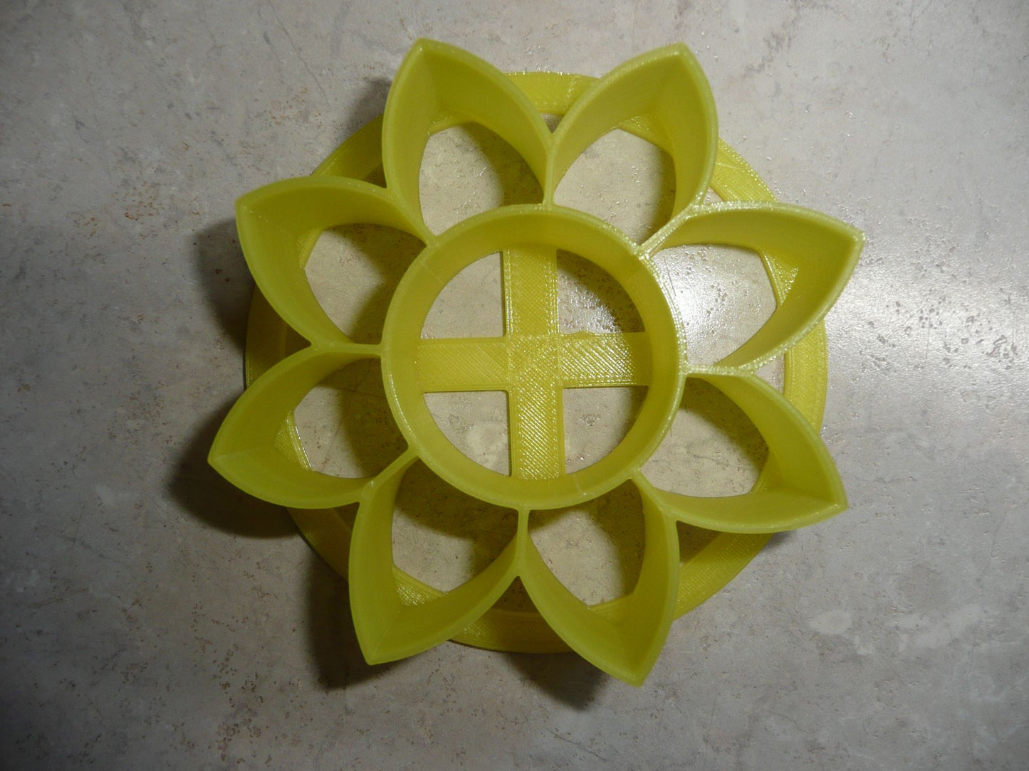 Sunflower Mini Concha Cutter Mexican Sweet Bread Stamp Made in USA PR4893