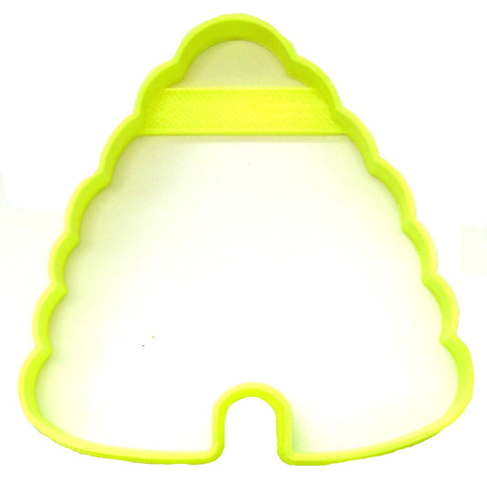 6x Beehive Outline Fondant Cutter Cupcake Topper Size 1.75 Inch USA FD2870