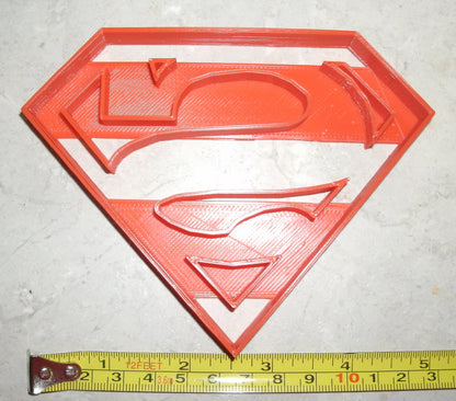 Superman Superhero Personalized Initial Cookie Cutter Made in USA PR2275
