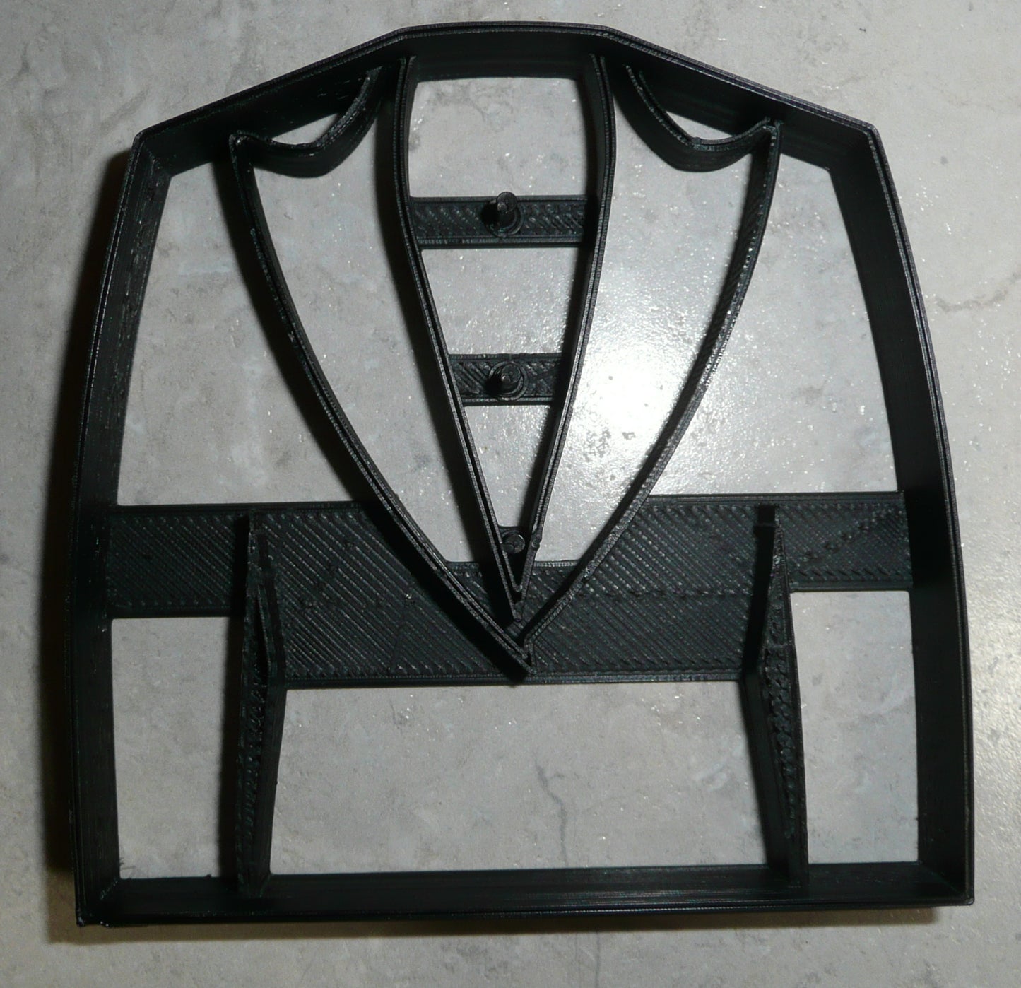Tuxedo Tux Black Tie Formal Suit Wedding Bridal Shower Cookie Cutter USA PR2588