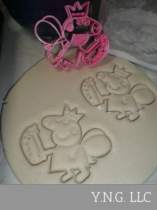 Peppa Pig Fairy Cartoon Kids TV Show Cookie Cutter Made In USA PR2236