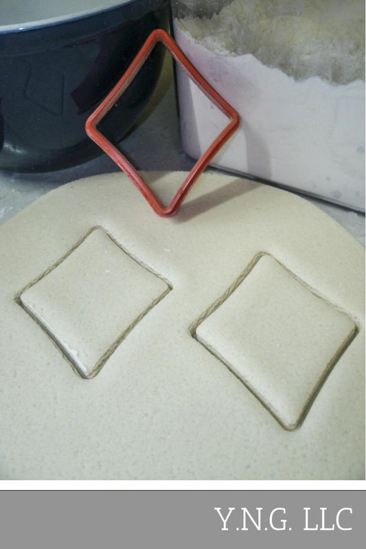 Red Diamond Playing Cards Suits Game Cookie Cutter Made In USA PR900