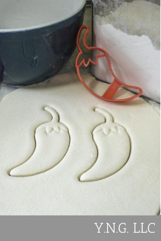Chili Pepper Spicy Heat Vegetable Cookie Cutter Made In USA PR634