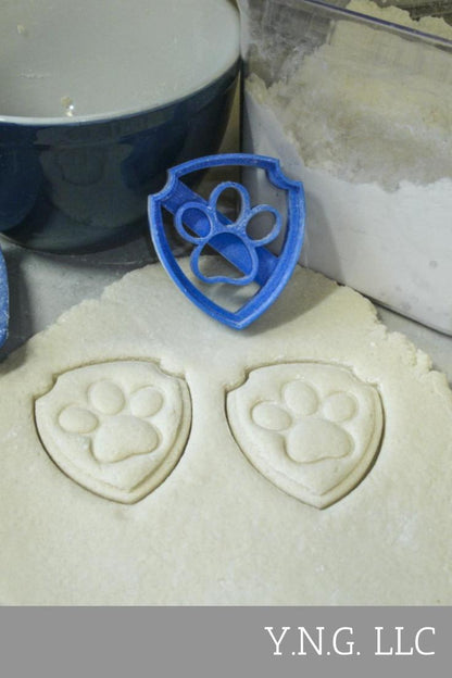 Ryder Badge Logo Paw Patrol Cookie Cutter Made In USA PR325