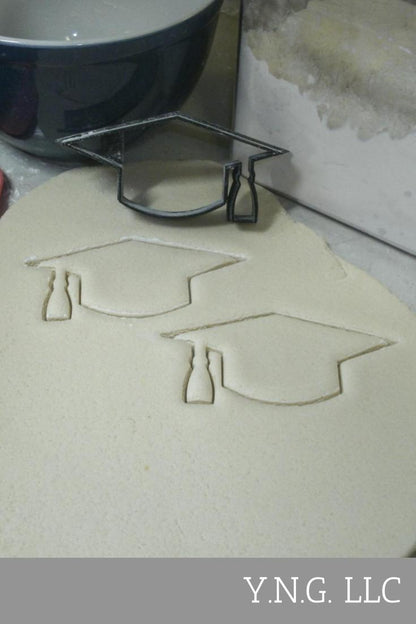 Graduation Cap With Tassel High School College Cookie Cutter Made In USA PR890