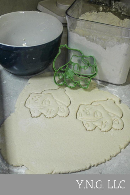 Bulbasaur Grass Poison Type Pokemon Green Seed Cookie Cutter Made In USA PR867