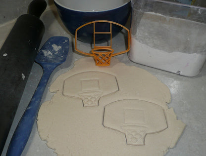 Basketball Backboard Net Hoop Rim Hoops Sports Cookie Cutter Made In USA PR2417