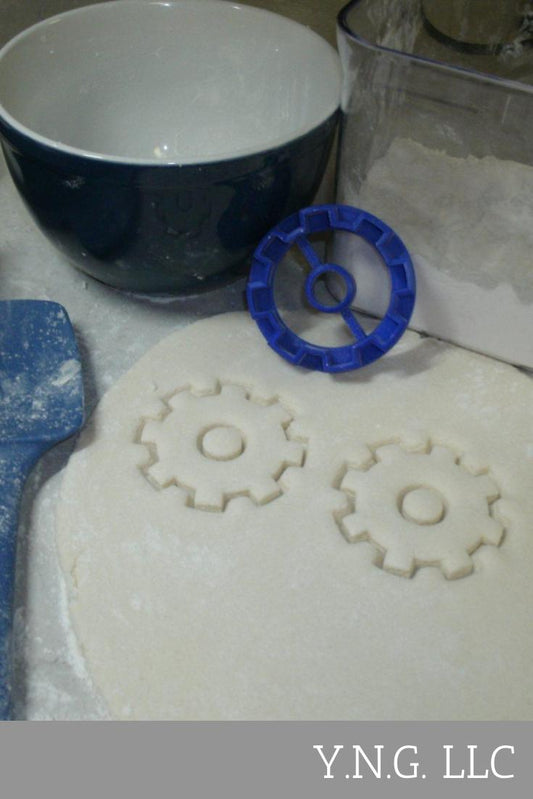 Gear Shape Steam Punk Retro Vintage Cookie Cutter Made In USA PR438