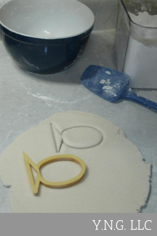 Gold Fish Goldfish Outline Cookie Cutter Made in USA PR442