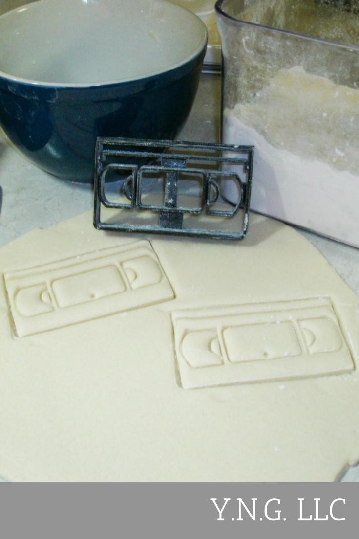 VHS Video Tape Cassette VCR Detailed Cookie Cutter Made In USA PR2012