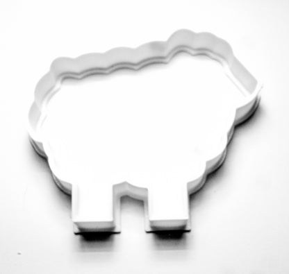 6x Lamb Sheep Outline Fondant Cutter Cupcake Topper 1.75 IN USA FD219