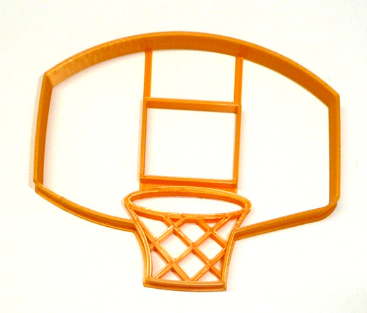 6x Basketball Hoop Fondant Cutter Cupcake Topper 1.75 IN USA FD2417